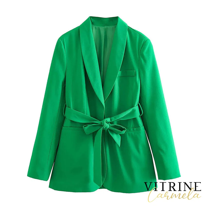 Blazer Margerita Green Top / Xs China