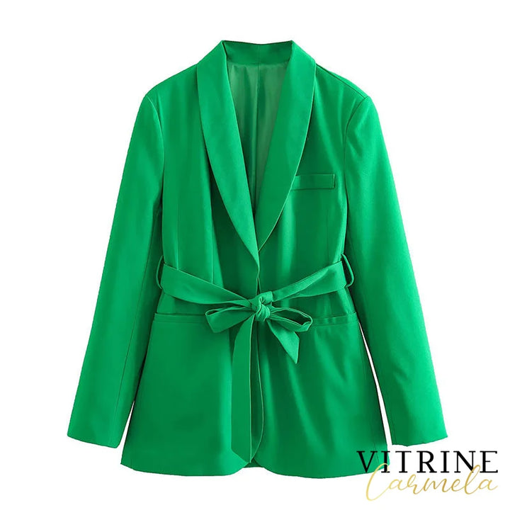 Blazer Margerita Green Top / Xs China
