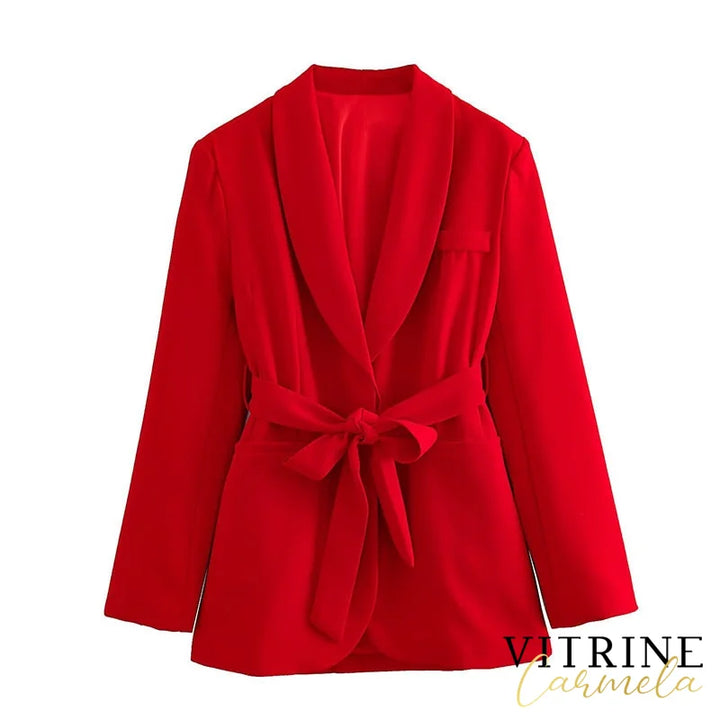 Blazer Margerita Red Top 1 / Xs China