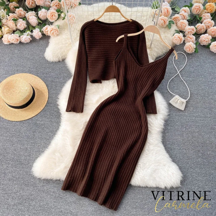 Conjunto Selma Marrom Escuro