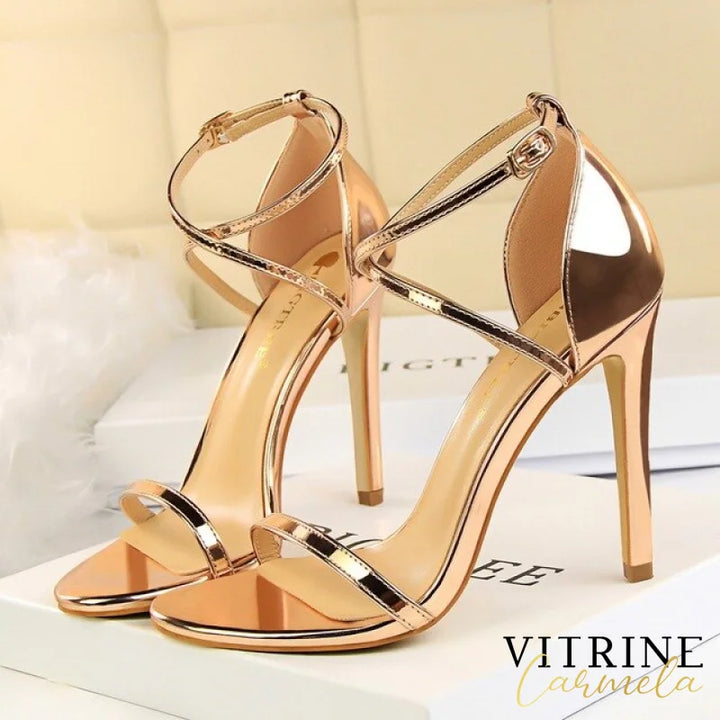 Sandália Tarci Rose Gold / 33 Sandália