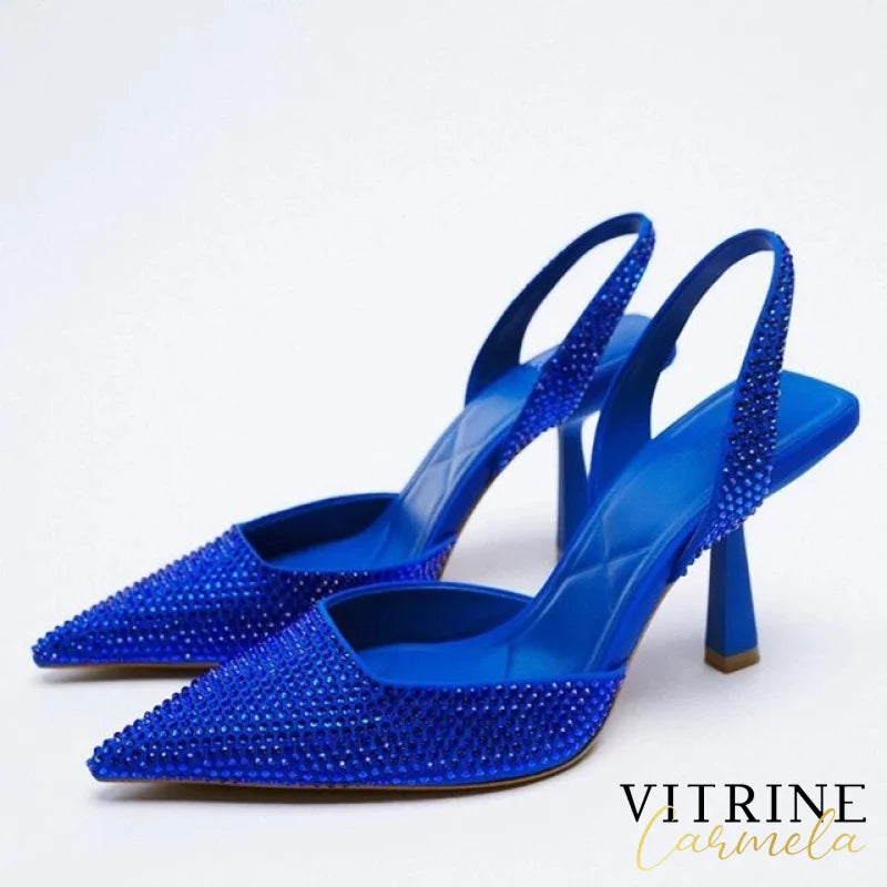 Scarpin Feeling Azul / 33