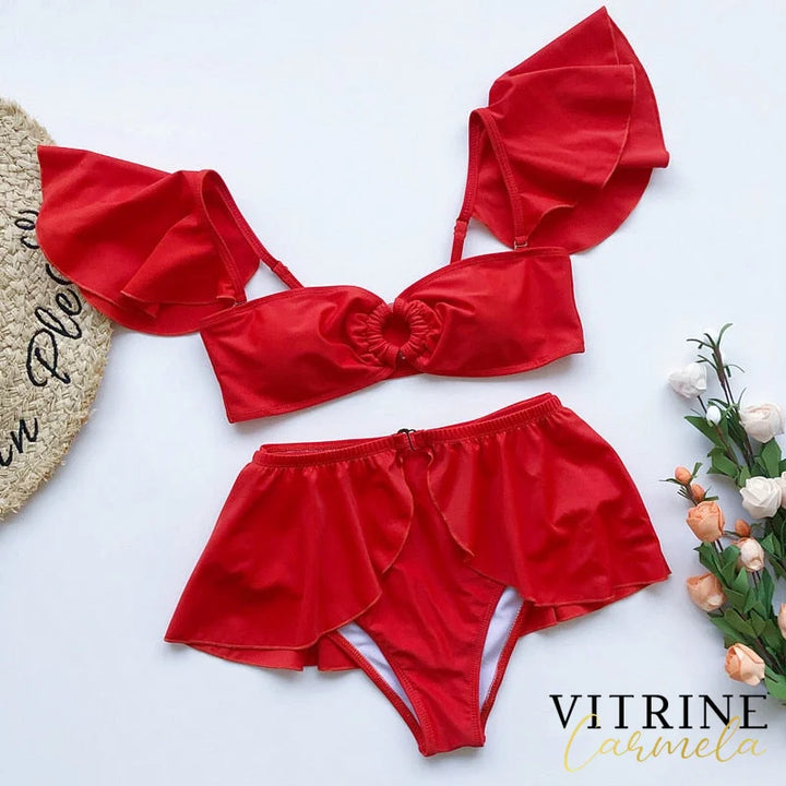 Biquini Candy Vermelho / P