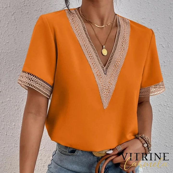 Blusa Tesalia Laranja / P