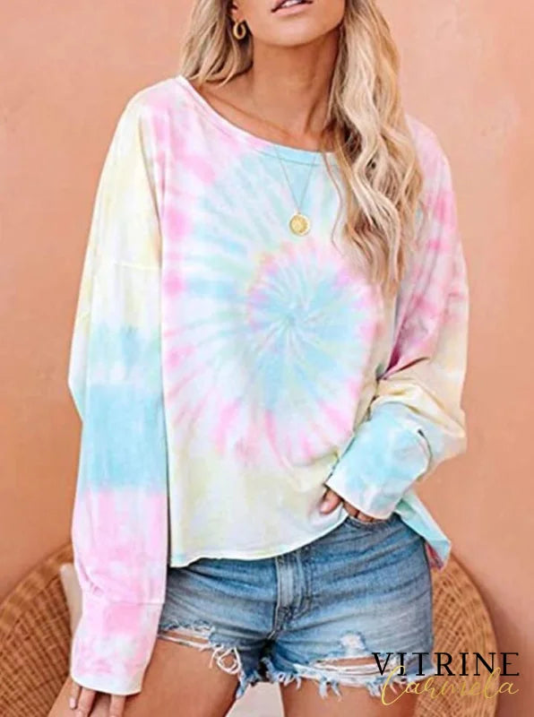 Blusa Tie Dye Mel Azul Bebê / P 200000791