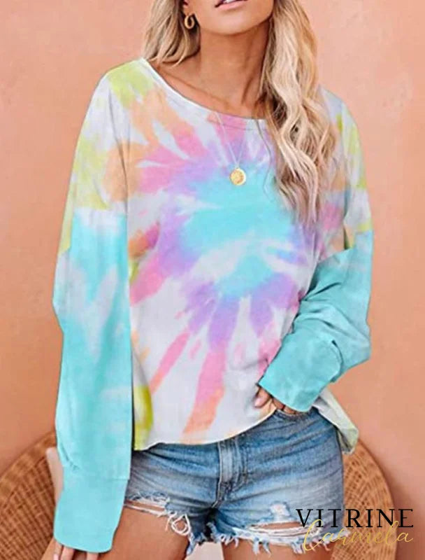 Blusa Tie Dye Mel Azul / P 200000791