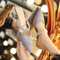 Womens Sandals Women Summer New 2022 Shoes Woman Heeled Designer Heels Flip Flop Fashion Beach