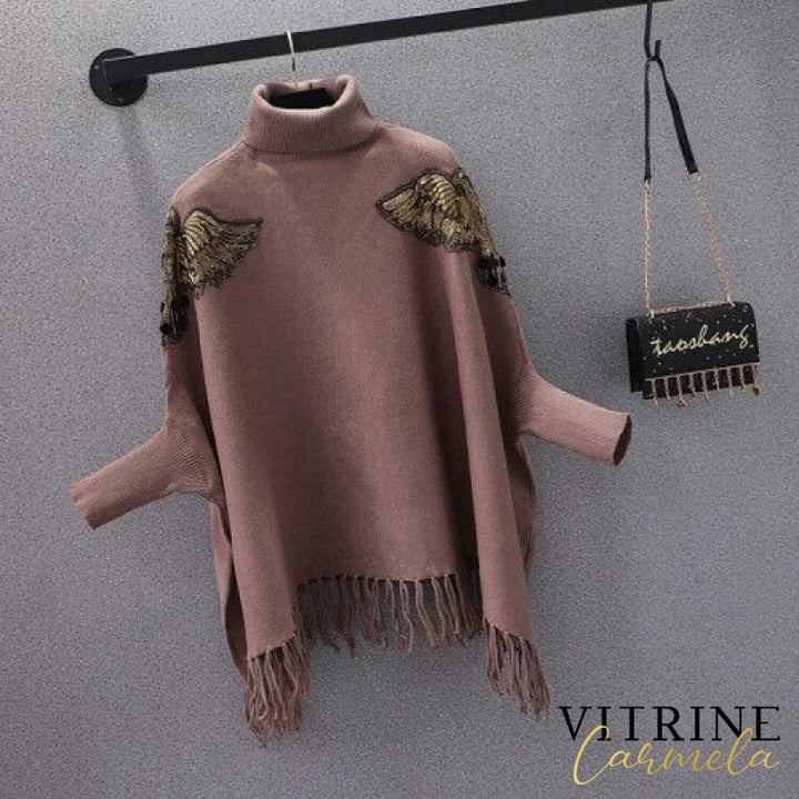 Poncho Wings Marrom