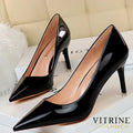Bigtree High Heels Women Shoes Gold Silver Fetish Stiletto Woman Pumps Patent Leather Party Wedding