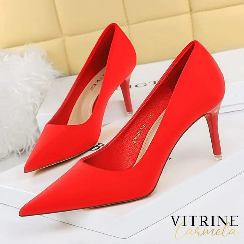 Scarpin Safira Vermelho / 33