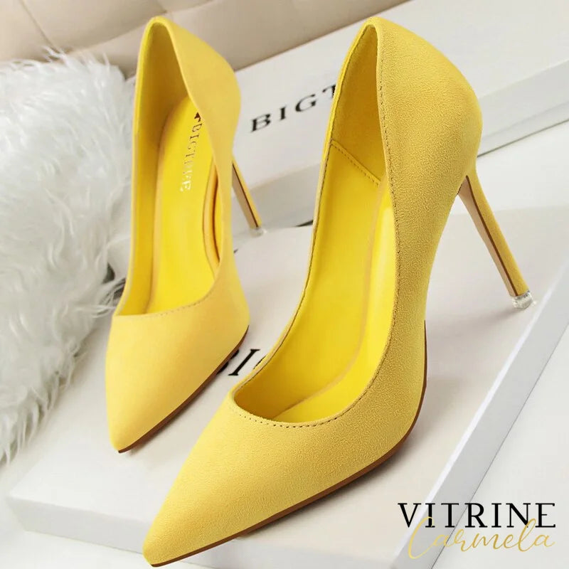 Bigtree Shoes Women Pumps Fashion High Heels For Casual Pointed Toe Stiletto Ladies Chaussures Femme