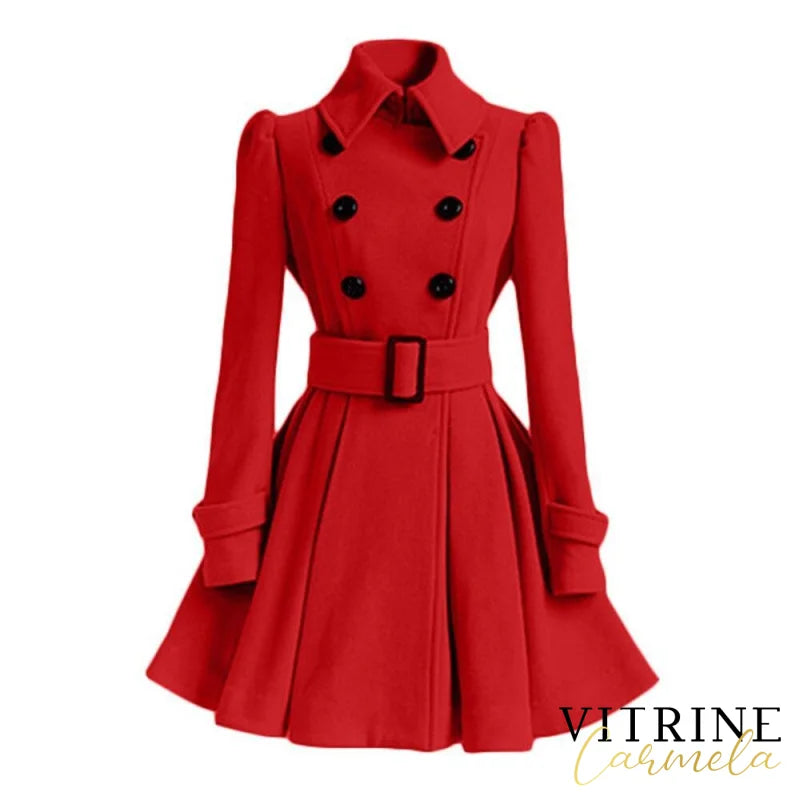Sobretudo Slim Vermelho / Pp 200001907