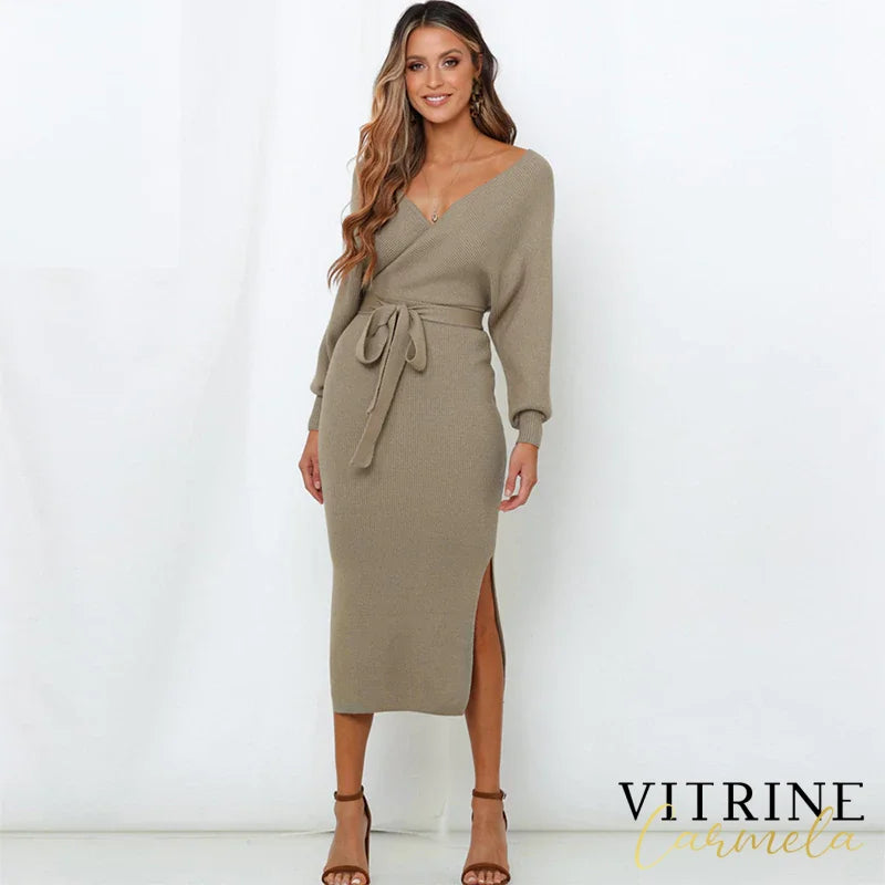 Vestido Marcelly Bege / P 200000347