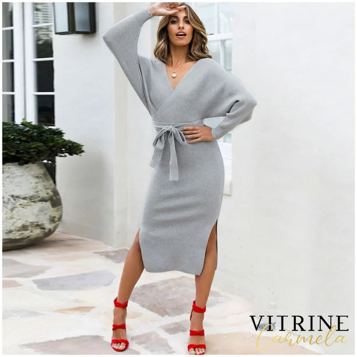 Vestido Marcelly Cinza / M Vestidos